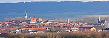 Bad Windsheimer Altstadt vom Weinturm-Plateau aus gesehen