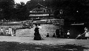 Sentier de l'Embarcadère en 1900.