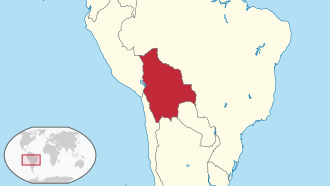 The location of the Republic of Bolivia Bolivia in its region.svg