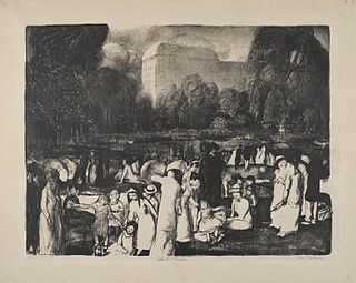 In the Park, Light – George Bellows 1916