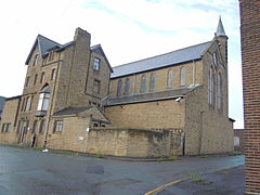 St Ann's (RC) church, presbytery and school.