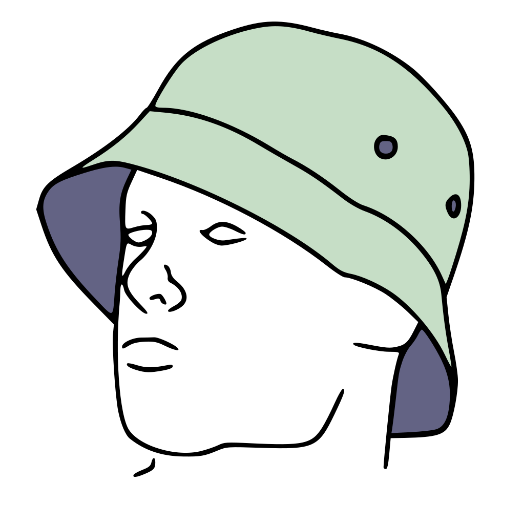 Fișier:Bucket hat line drawing.svg - Wikipedia