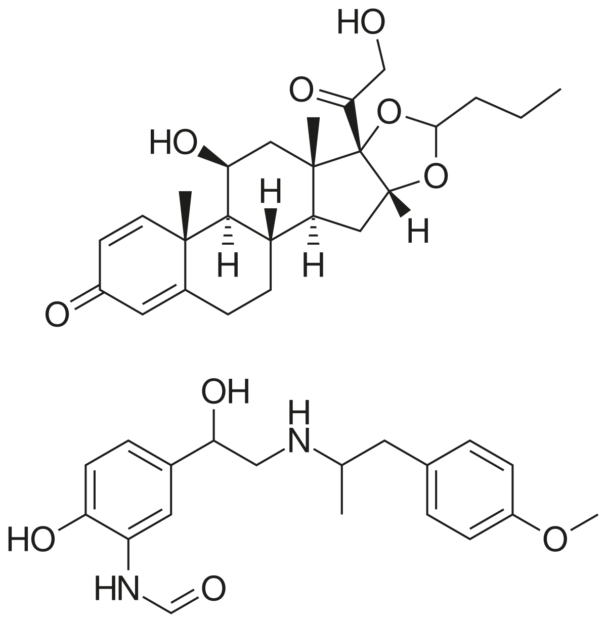 Formoterol and Budesonide formula image