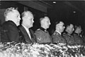 Гальт (другий ліворуч) як почесний гість під час збору зимової допомоги в Берлінському палаці спорту (16 лютого 1941).