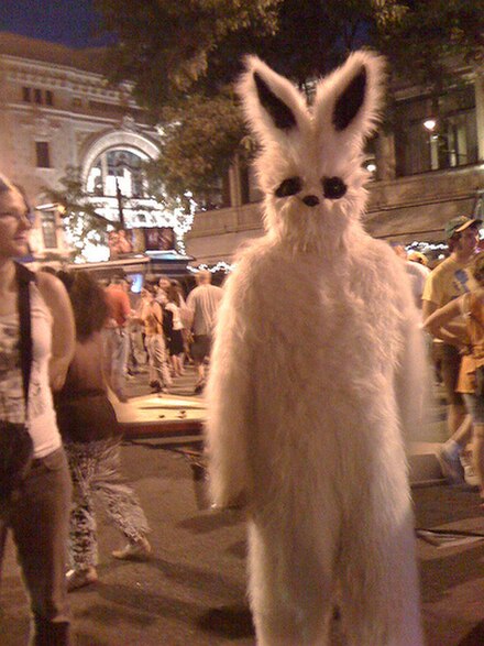 Bunny on the street at Foo Fest 2009