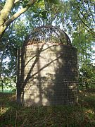 View of the second air shaft on the Butterley Tunnel line