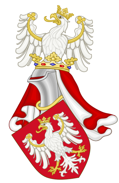 Plik:COA Kingdom of Poland with crest.svg