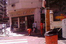 Café Mar Azul.