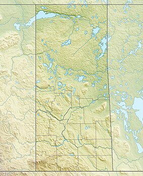 Map showing the location of Redberry Lake Biosphere Reserve
