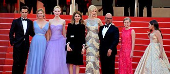 Coppola mit ihren Darstellern und Produzent Youree Henley bei der Premiere des Films in Cannes