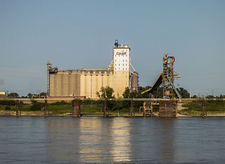 Cargill grain elevator in East St. Louis