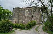 Le château d'Entrevaux.