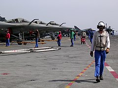 French Navy Rafale aboard the FS Charles De Gaulle (R91)