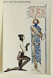 Costumes de Jeanne d'Arc et du bourreau durant l'épilogue, 1924.