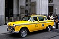 Klassieke Checker cab in New York