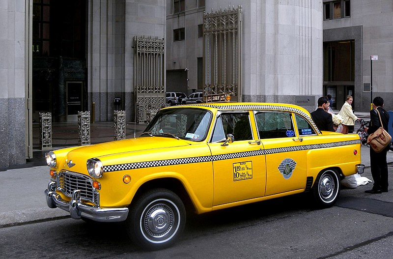 File:Checker Taxi Madison Sq jeh.jpg