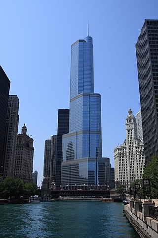 <span class="mw-page-title-main">Trump International Hotel and Tower (Chicago)</span> Supertall skyscraper condo-hotel in downtown Chicago, Illinois