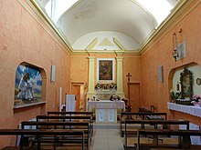 Interno della chiesa di Sant'Ubaldo di Cerbara