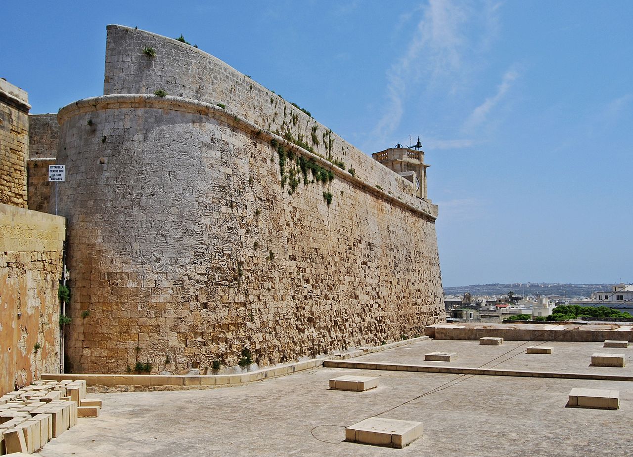 Malte - Citadelle de Gozo 1280px-Citadella_Gozo_2009