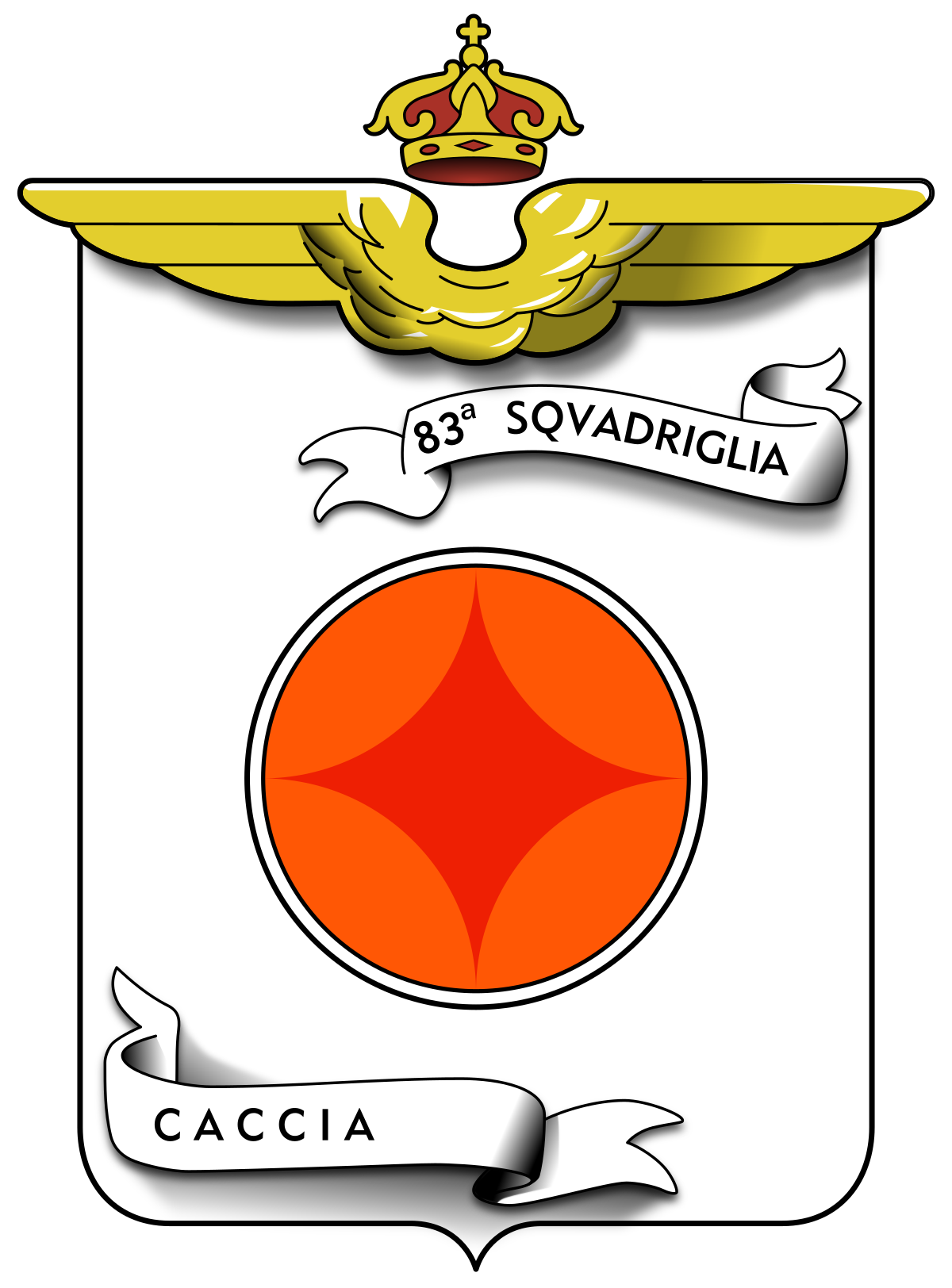 File CoA 83 Squadriglia Caccia.svg Wikimedia Commons