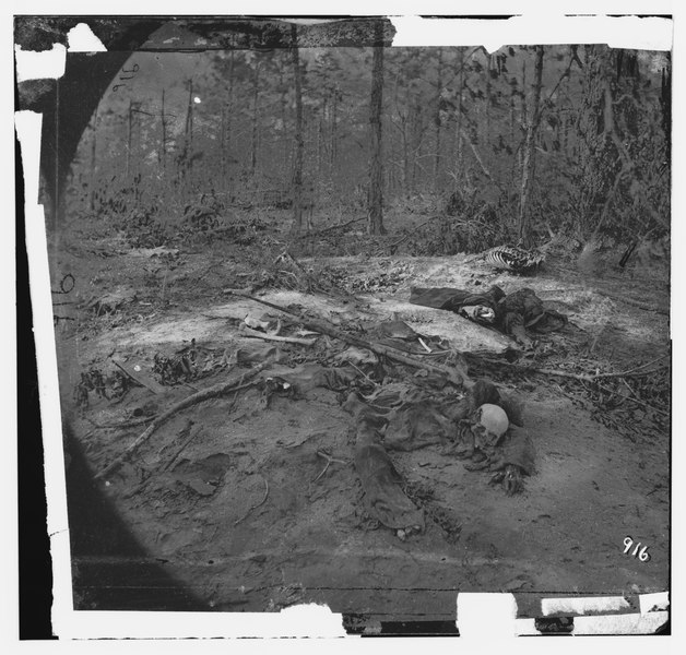 File:Cold Harbor, Va., vicinity. Unburied dead on the battlefield of Gaines' Mill LOC cwpb.01273.tif