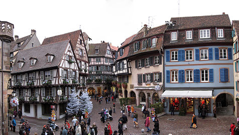 Colmar - View of the old city