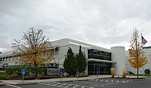 The headquarters for Columbia Sportswear are located in Cedar Mill. Columbia Sportswear headquarters - Cedar Mill, Oregon.jpg