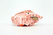 Cookie Shrimp 2014, Mixed Media, 25x50x10 cm