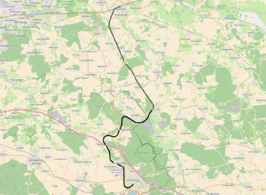 Spoorlijn Helmstedt - Oebisfelde op de kaart