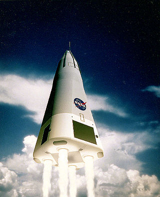 <span class="mw-page-title-main">McDonnell Douglas DC-X</span> Prototype single-stage-to-orbit rocket developed & flown between 1991-1996