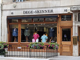 <span class="mw-page-title-main">Dege & Skinner</span> English tailor and shirt-maker