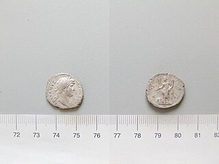 Denarius of Hadrian, Emperor of Rome, from Rome, Yale University Art Gallery, inv. 1938.6000.2958