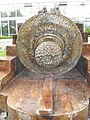 A detail in a cannon in front of Brazilian Ministry of Defence (Brazilian Navy building) in Brasília, Brazil