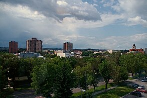 Skyline of Lethbridge