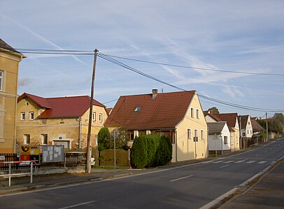 Draženov : rue principale.