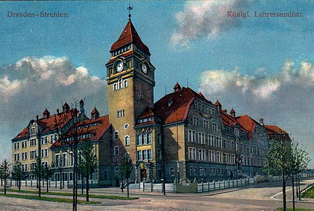 Dresden,TU Gebäude am Weberplatz Ak 1910