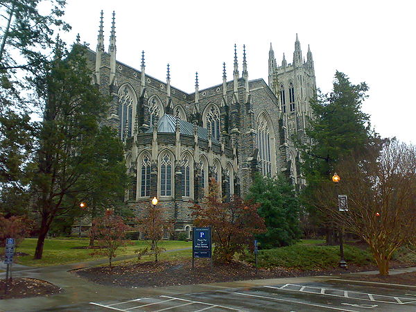 Rear view of chapel