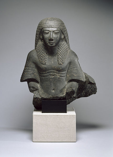 File:Egyptian - Male Bust From a Group Statue - Walters 22111.jpg