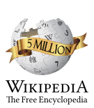 File:English Wikipedia alternate logo five million articles.svg