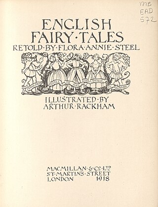 <i>English Fairy Tales</i> Illustrated book of 41 fairy tales (1918)