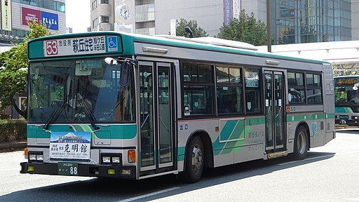 Entetsu bus 88 HINO Blue Ribbon HU(KC-HU2PPCE)