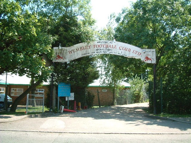 The entrance to the club's ground