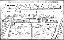 Situatieplan uit 1842 van Stadswerken