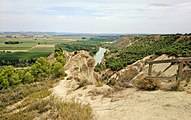 Euskara: Erregearen barga, Peñalen (Funes), Nafarroa Español: Barranco del Rey, Peñalen (Funes), Navarra English: Barranco del Rey ("The King's Cliff"), Peñalen (Funes), Navarre