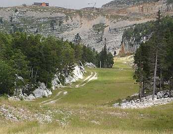 Szlak Canyon Bas w 2007 roku.