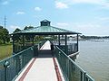 Lakewalk on Lake Eustis. One of the pavilions.