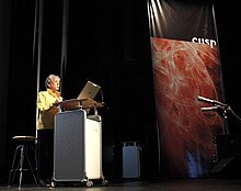 Eva Maddox presenting at Cusp Conference 2009, Chicago, IL Eva Maddox Cusp Conference 2009.jpg