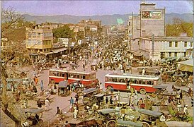 فوارہ چوک، راجہ بازار 1970ء میں