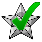 File:Featured article star - check(silver).svg