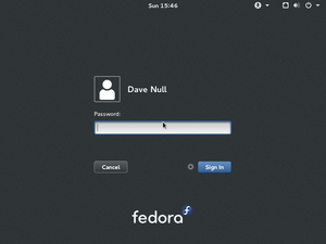 GDM on Fedora 21